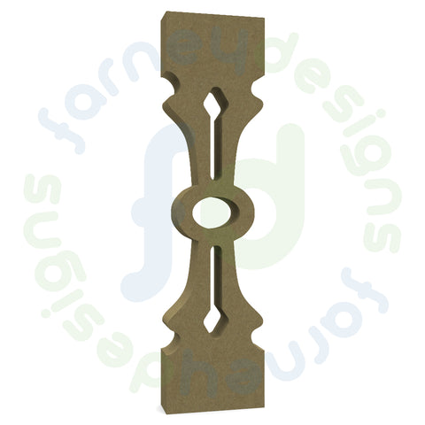 Baluster Shape in 18mm MDF - Free Standing