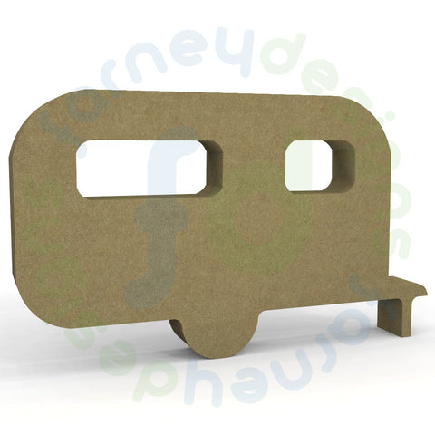 Caravan Shape in 18mm MDF - Free Standing