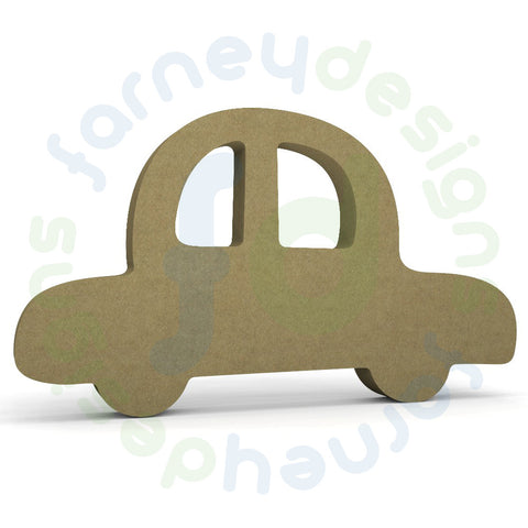 Car in 18mm MDF - Free Standing - Cartoon Style 2
