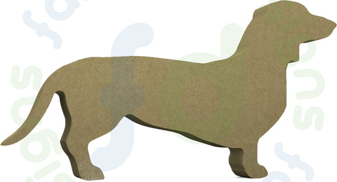 Basset Hound (Dog) in 18mm MDF - Free Standing - Style 1