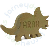 Dinosaur in 18mm MDF - Free Standing - Optional Engraving - Style 4