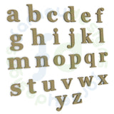 Georgia Bold 18mm Non-Free Standing Lower Case Letters