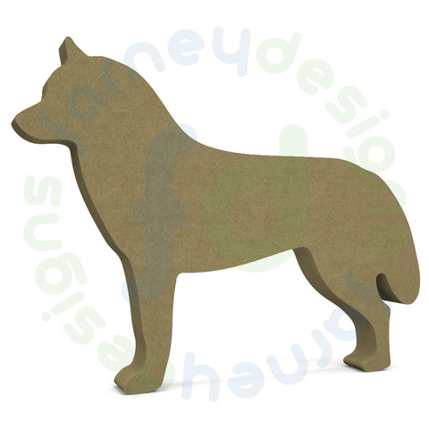 Husky Dog in 18mm MDF - Free Standing - Style 1