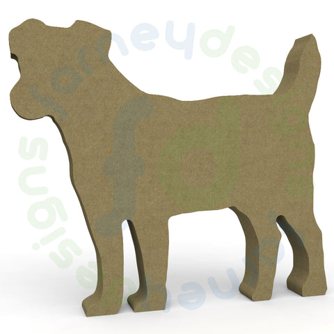 Jack Russell Dog in 18mm MDF - Free Standing - Style 1
