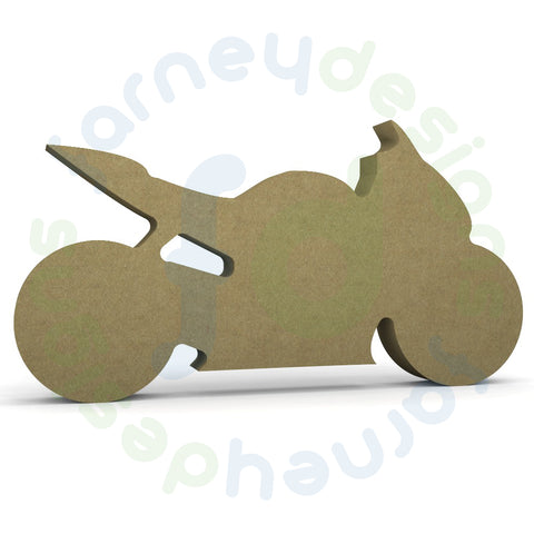 Motorbike in 18mm MDF - Free Standing