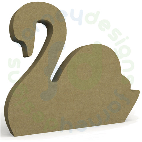 Swan in 18mm MDF - Free Standing - Style 2