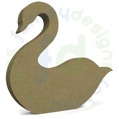 Swan in 18mm MDF - Free Standing - Style 3