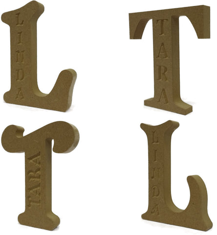 Engraved Letters