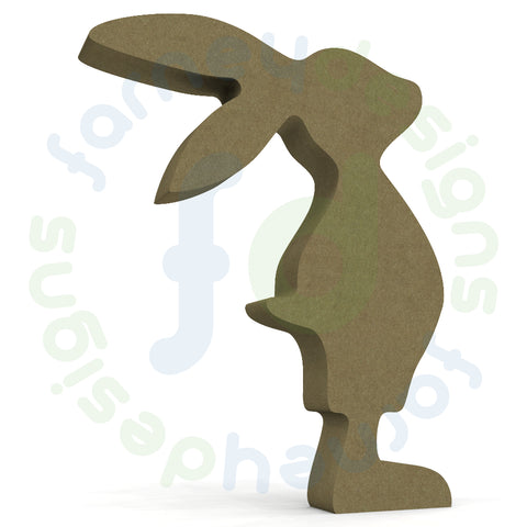 Boy Rabbit Shape in 18mm MDF