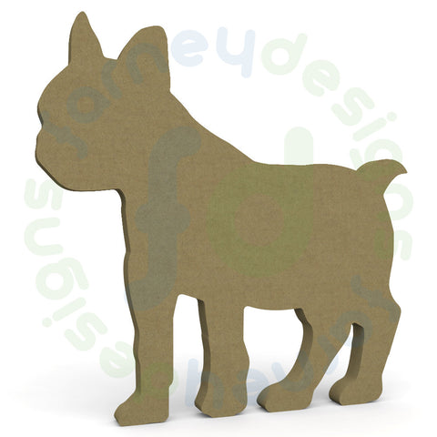 Frenchie Dog in 18mm MDF - Free Standing