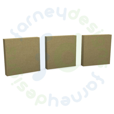 Square Blocks in 18mm MDF - Pack of 3