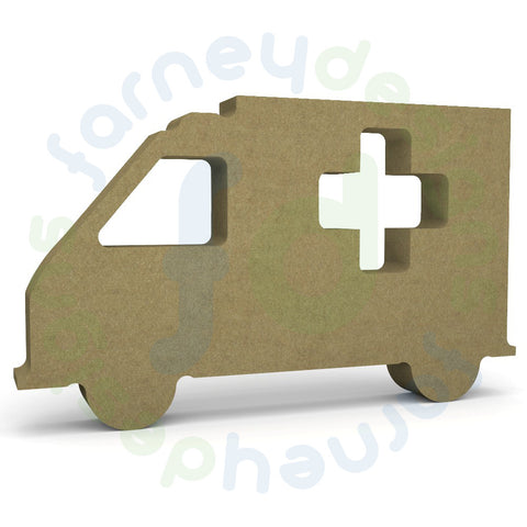 Ambulance in 18mm MDF - Free Standing