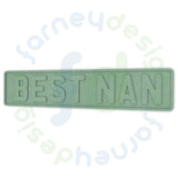BEST NAN Number Plate Sign in 6mm MDF