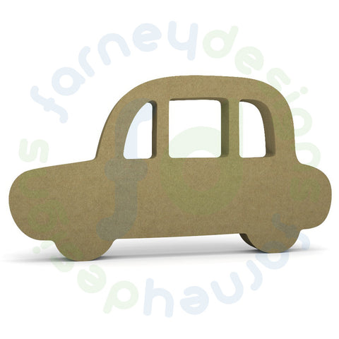 Car in 18mm MDF - Free Standing - Cartoon Style 1