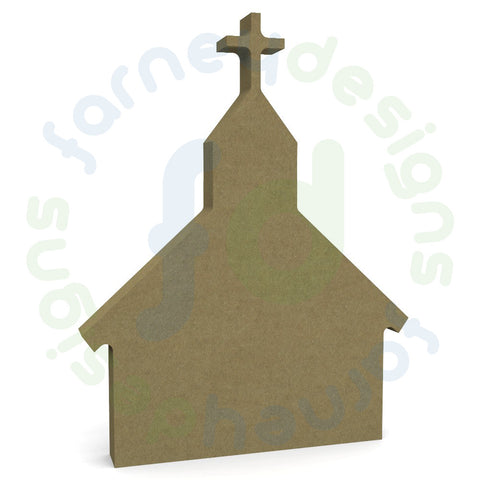 Church  Shape in 18mm MDF - Free Standing