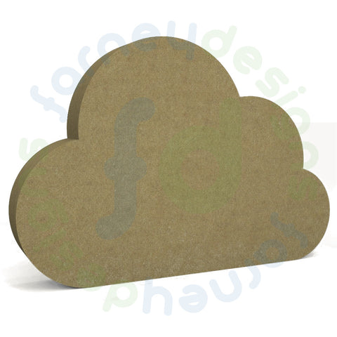 Cloud in 18mm MDF - Free Standing - Style 4