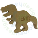 Dinosaur in 18mm MDF - Free Standing - Optional Engraving - Style 5