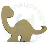 Dinosaur in 18mm MDF - Free Standing - Optional Engraving - Style 8