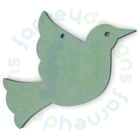 Dove in 6mm MDF - Pack of 3