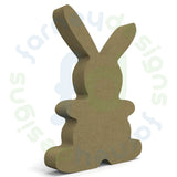 Easter Rabbit with Optional Egg Holder Cutout - Style 4