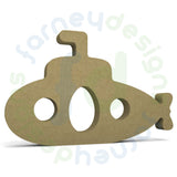 Easter Submarine Shape with Egg Holder Cutout