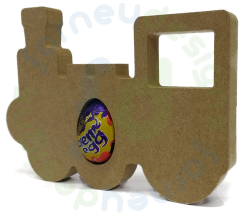 Easter Steam Train Shape with Egg Holder Cutout