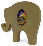 Easter Elephant Shape with Egg Holder Cutout