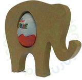Easter Elephant Shape with Egg Holder Cutout