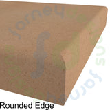 Plaque in 6mm MDF - 10x4 with Optional Edge Finish, Corner Style and Hanging Holes - Pack of 4