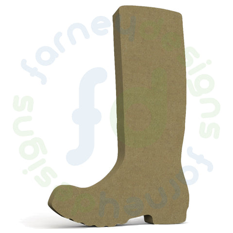 Wellington Boot in 18mm MDF - Free Standing