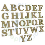 Georgia Bold Engraved 18mm Free Standing Capital Letters