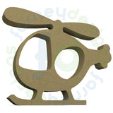 Easter Helicopter Shape with Egg Holder Cutout