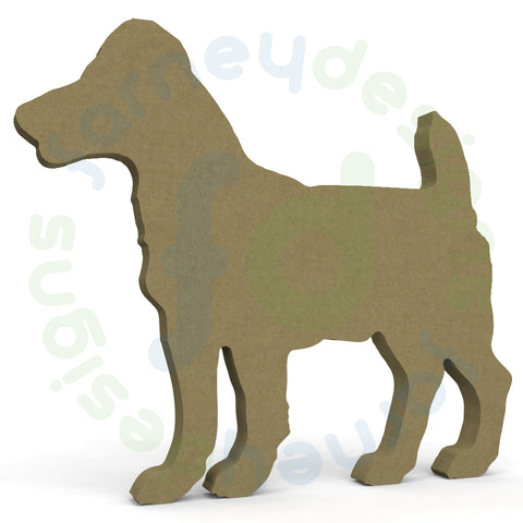 Jack Russell Dog in 18mm MDF - Free Standing - Style 2