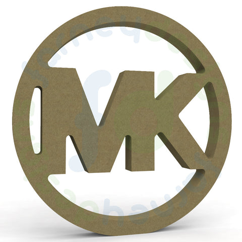 Intertwined MK Symbol in 18mm MDF - Free Standing