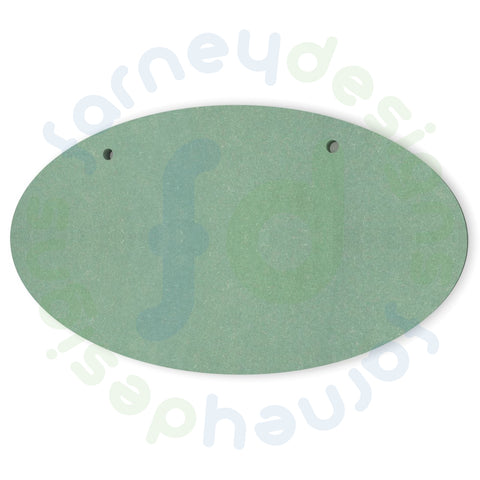 Oval Shapes with Hanging Holes in 6mm MDF - Pack of Five