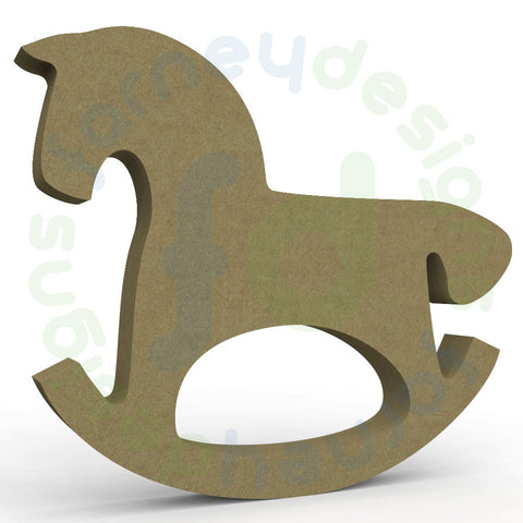 Rocking Horse Shape in 18mm MDF  - Free Standing - Style 3