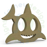 Easter Shark in 18mm MDF - Free Standing - Style 1