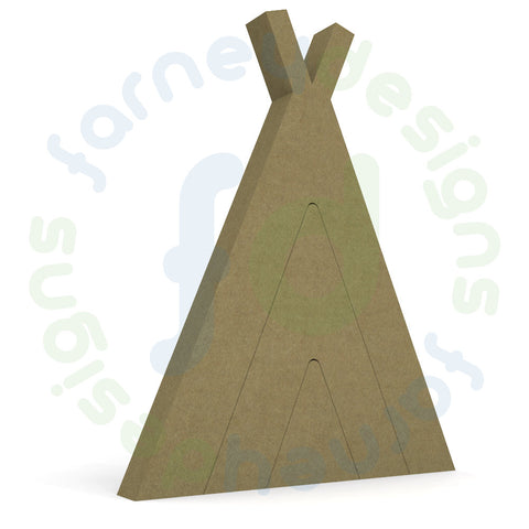 Stackable (Stacking) Tepee Shape in 18mm MDF - Free Standing – Farney ...
