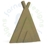 Stackable (Stacking Stackers) Tepee (teepee) Shape in 18mm MDF  - Free Standing