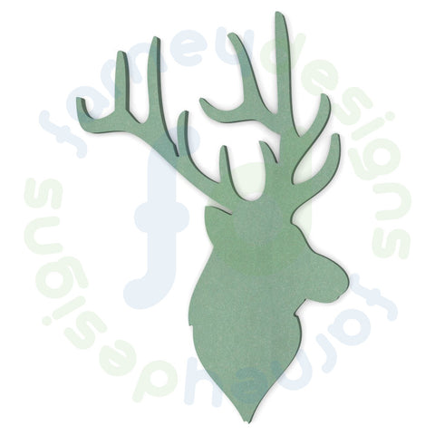 Stags Head in 6mm MDF - Style 1