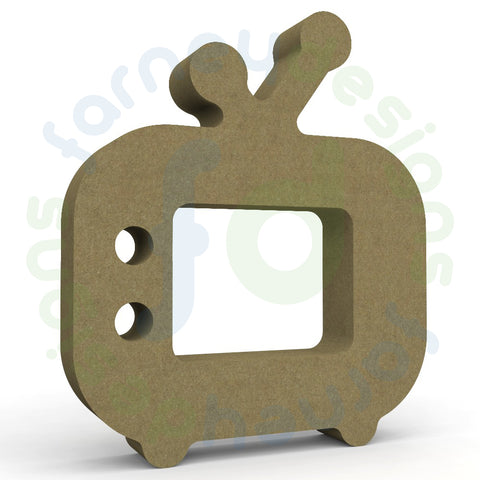 TV Shape in 18mm MDF - Free Standing - Style 1