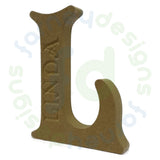 Victorian Engraved 18mm Free Standing Capital Letters