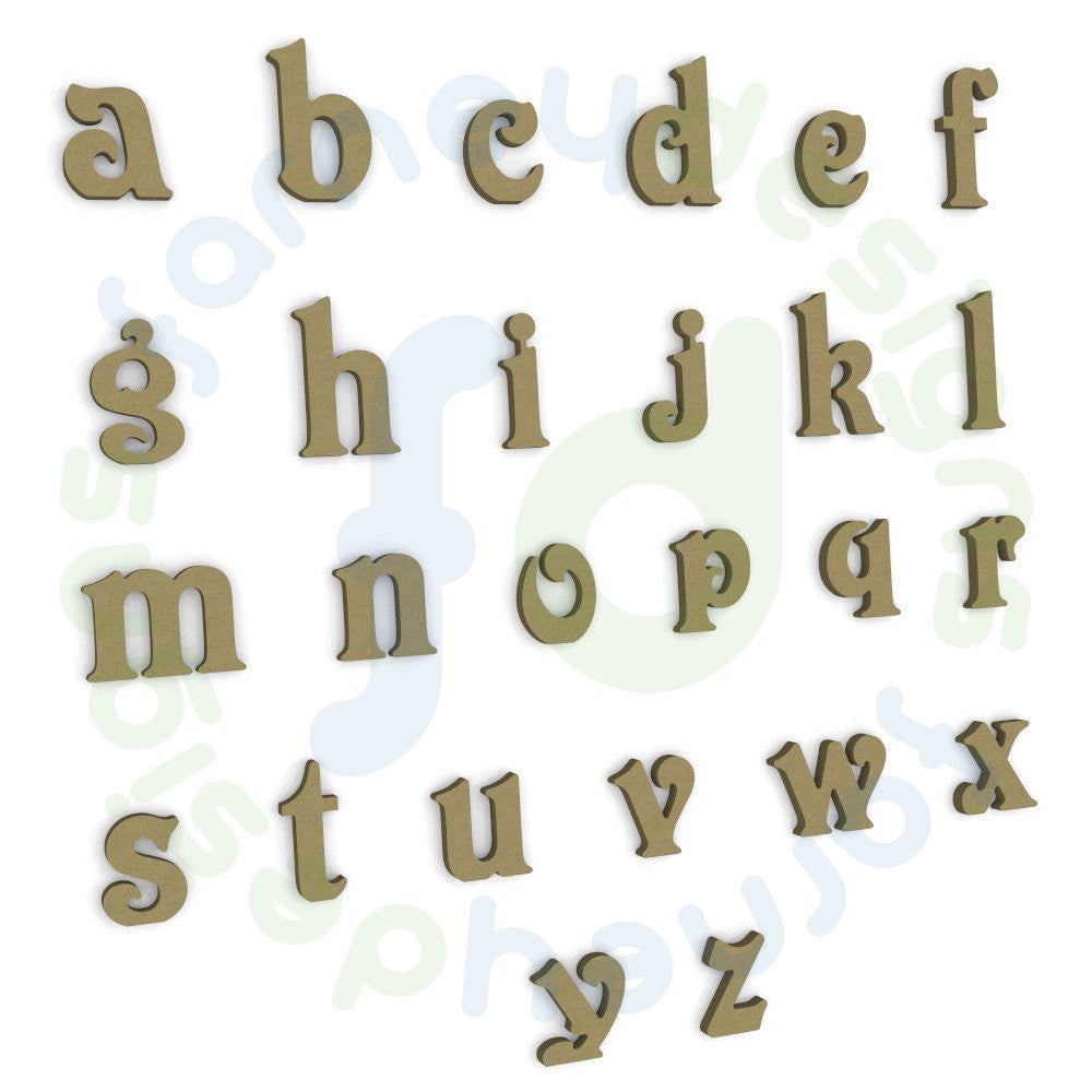 Victorian 18mm Free Standing Lower Case Letters – Farney Designs