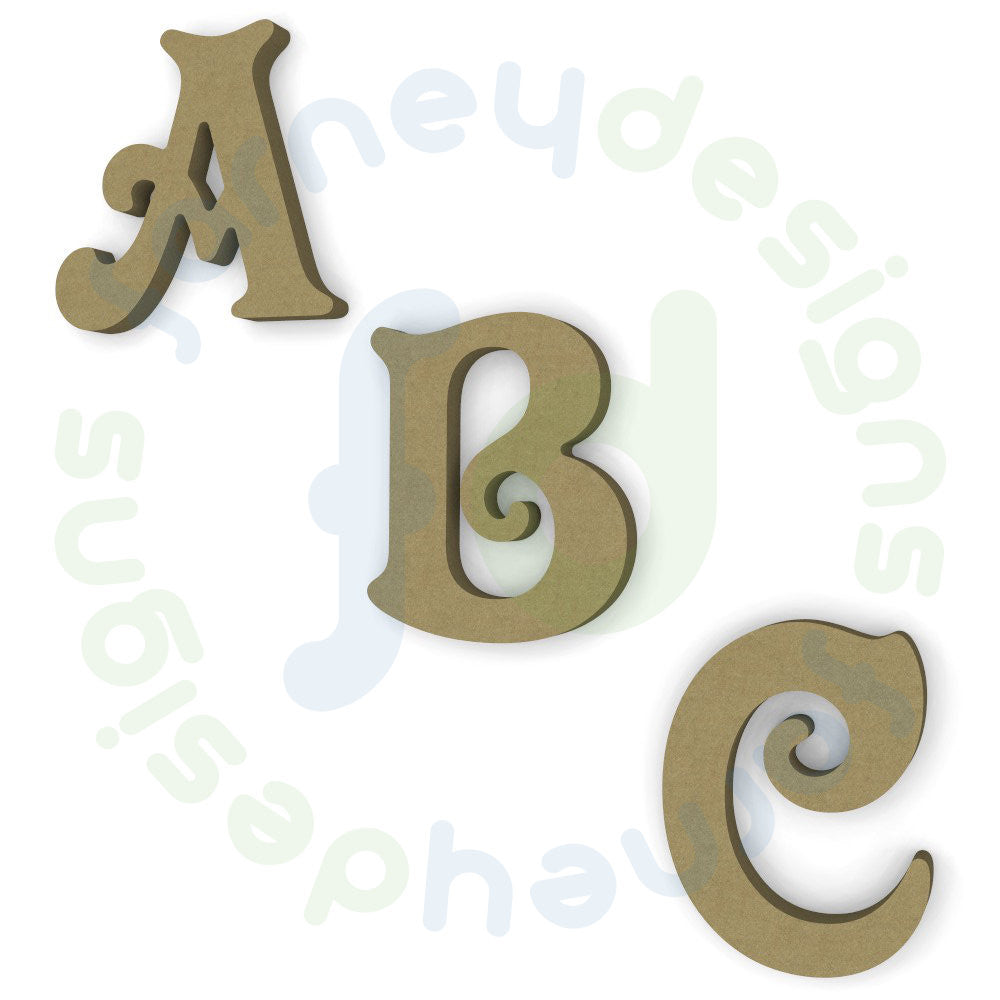 Victorian 18mm Non Free Standing Upper Case Letters – Farney Designs