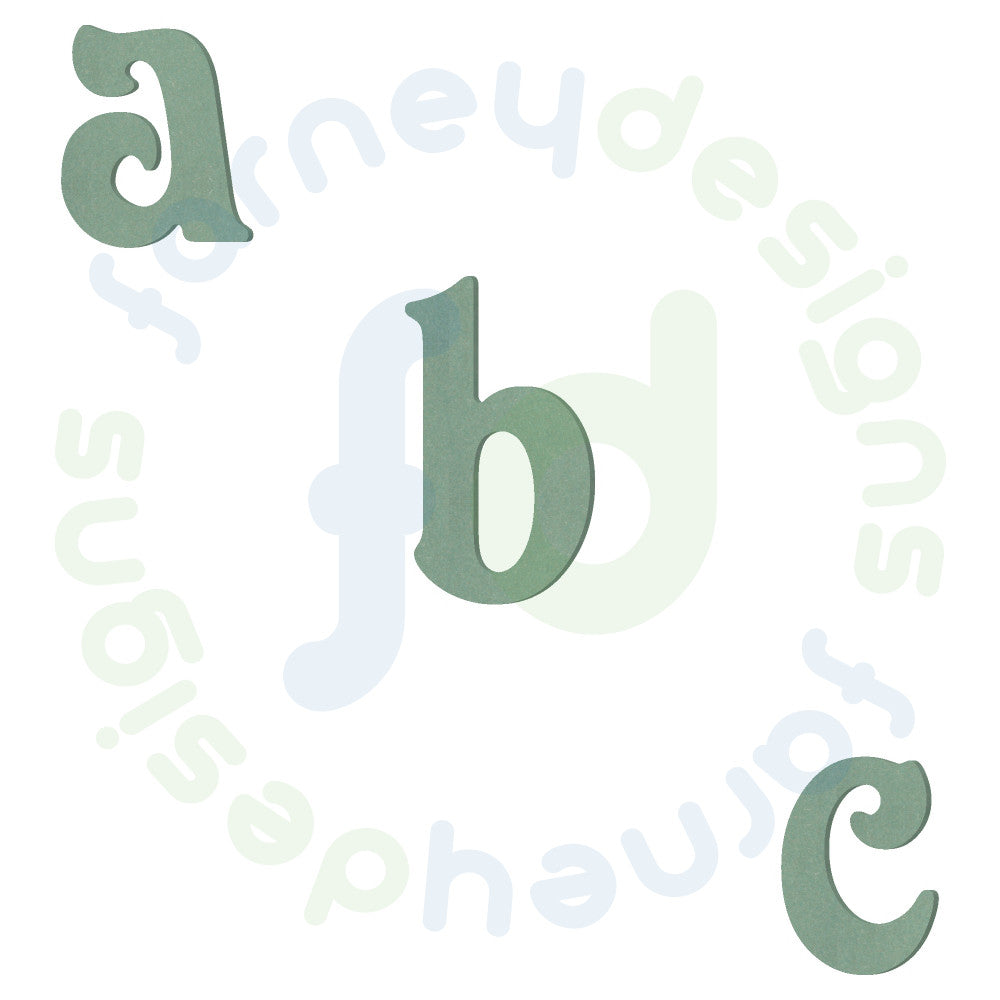 Victorian 6mm Lower Case Letters – Farney Designs